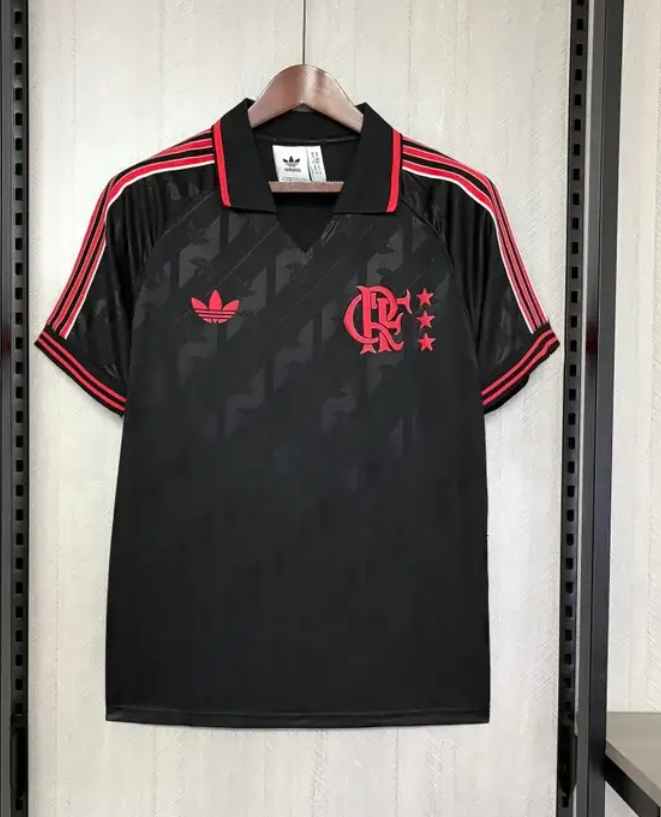 Camiseta Flamengo Edição Especial 25/26 – Preta Gola Polo