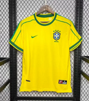 Camiseta  Seleção Brasileira 1998 Retrô(COSTAS LISA)